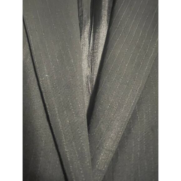 Philippe Adec Women’s pin stripes black blazer VTG 14/46 feminine business offic - Picture 13 of 16